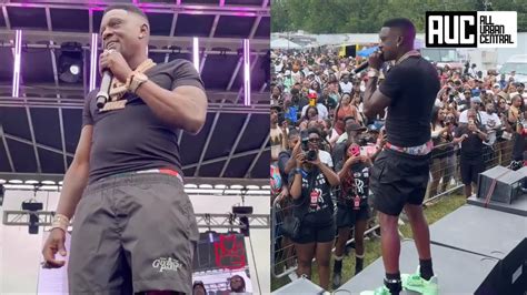 Boosie Shuts It Down At Rick Ross Car Show Performs Wipe Me Down And