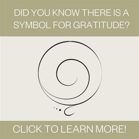 OFFICIAL SYMBOL OF GRATITUDE Gratitude Symbols That Represent