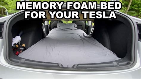 Best Mattress For Sleeping In A Tesla Tesmat Youtube