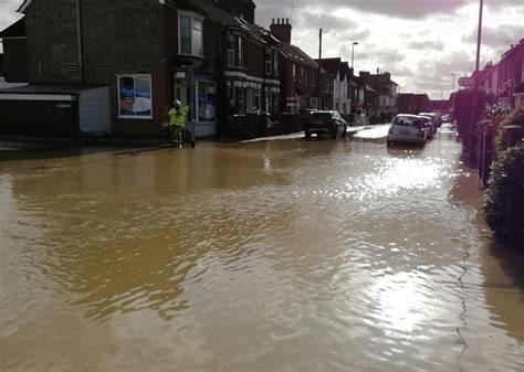 Major Horsham Town Centre Flood Pictures From The Scene