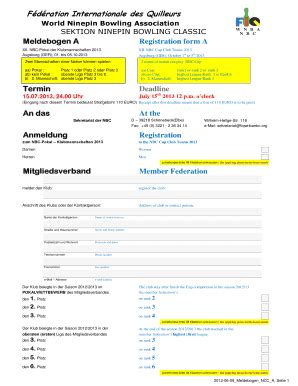 Fillable Online Fiqwnba Nbc F D Ration Internationale Des Quilleurs