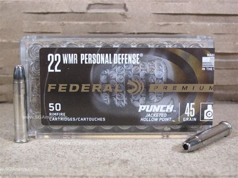 500 Round Brick 22 Wmr 45 Grain Punch Jhp Personal Defense Federal