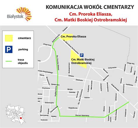 Jak dojedziemy na białostockie cmentarze Na Wszystkich Świętych