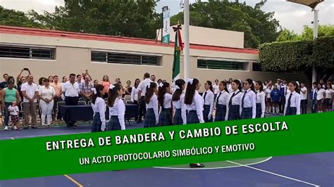 Ceremonia cívica de entrega de Bandera y Cambio de Escolta YouTube