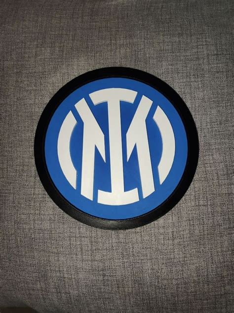 STL file New Inter Milan Badge・Model to download and 3D print・Cults