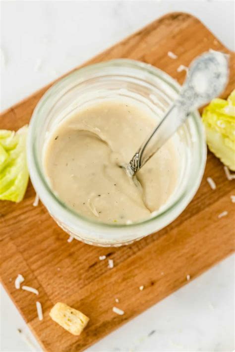 Homemade Caesar Salad Dressing Valeries Kitchen