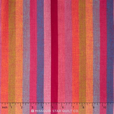 Kaffe Wovens Broad Stripe Watermelon Yardage Kaffe Fassett Kaffe Fassett Fabric Missouri