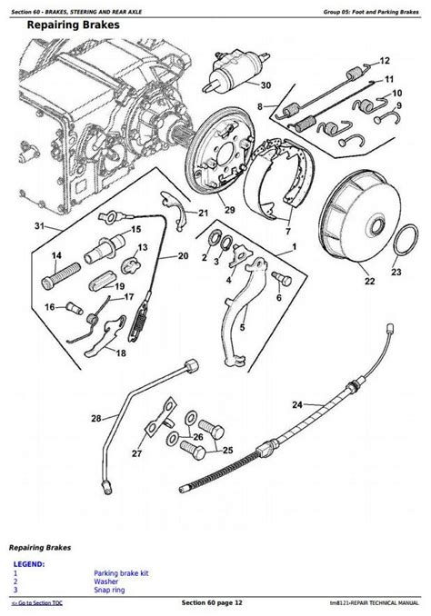 John Deere 1450 1550 CWS WTS Combine Technical Manual TM8121