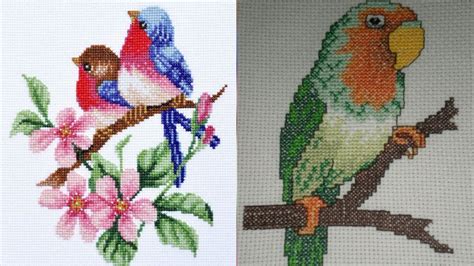 The Most Trendy And Outstanding Colourful Cross Stitch Hand Embroidered