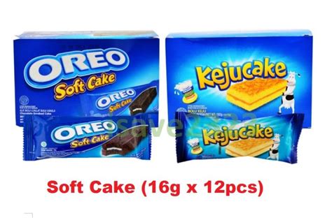 Soft Cake 16g X 12pcs Oreo Soft Cake Keju Cake Lazada