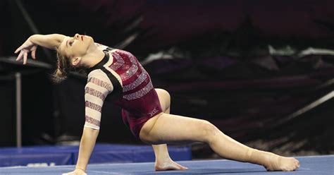 Ou Womens Gymnastics Sooners Defeat Iowa State In Big 12 Opener Despite Uncharacteristic