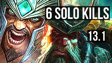 Tryndamere Vs Gangplank Top Solo Kills M Mastery Games