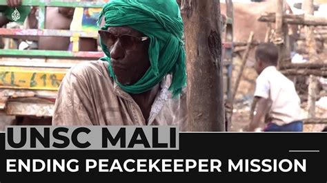 UNSC Set To Vote On Ending Peacekeeper Mission In Mali YouTube