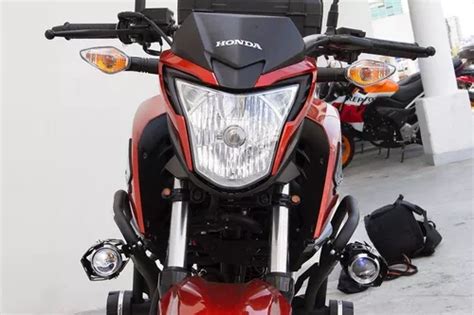 Defensa Con Alerones Exploradoras Moto Honda Cb Env O Gratis