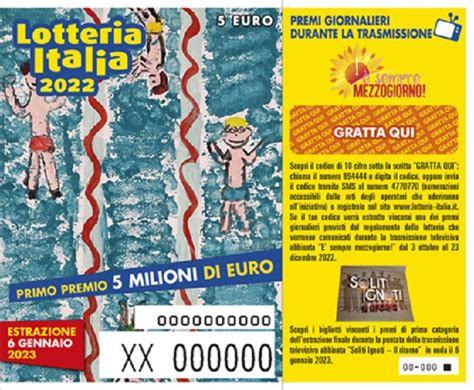 Lotteria Italia Venduti Oltre Sei Milioni Di Biglietti Il 6 Gennaio L