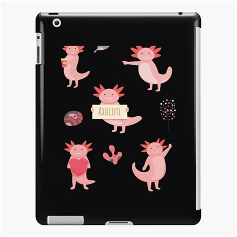 Set Axolot Axolotl Breeders Save The Axolotl Smiling Ipad Case