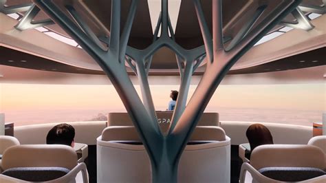 THE AIRBUS AIRSPACE CABIN VISION 2035 Chroma 3D Motion Graphics