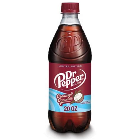 Dr Pepper Creamy Coconut Soda Bottle Fl Oz Smiths Food And Drug