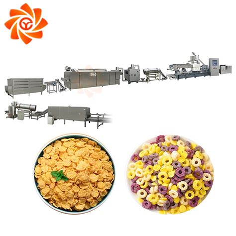 Direct Manufacturer Automatic Industrial Breakfast Cereal Corn Flakes