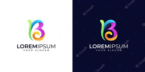 Premium Vector | Colorful b logo design inspiration