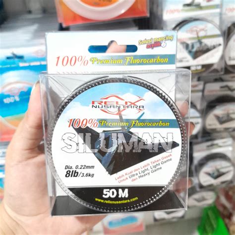 Jual Senar Leader SILUMAN 100 Premium Fluorocarbon By Relix Nusantara