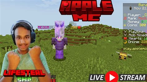 Apple Mc Live Banana Realm Is Back In Apple Mc Apple Mc Lifesteal Smp Youtube