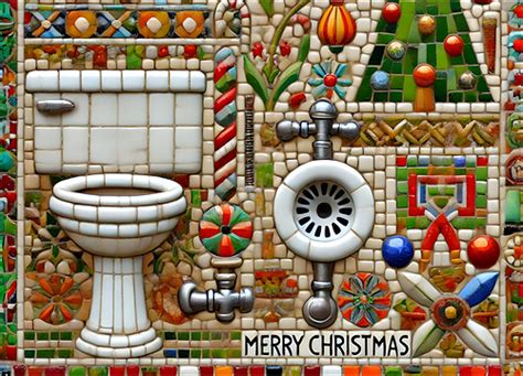 Ziti Cards Customizable Plumbing Christmas Cards