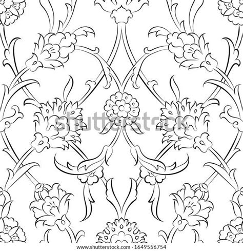 Shutterstock Koleksiyonunda HD Kalitesinde Ottoman Turkish Tile Pattern