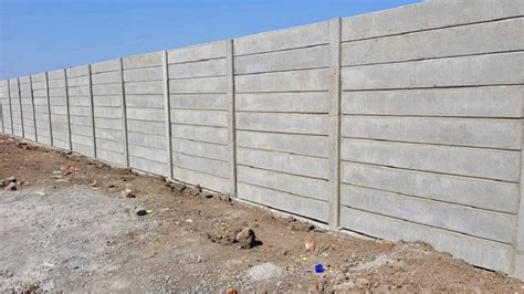 Panel Build Inch Rcc Ready Made Compound Wall At Sq Ft In