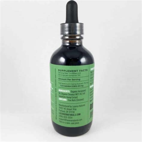 Lazarus Naturals Full Spectrum CBD Tincture 6000mg