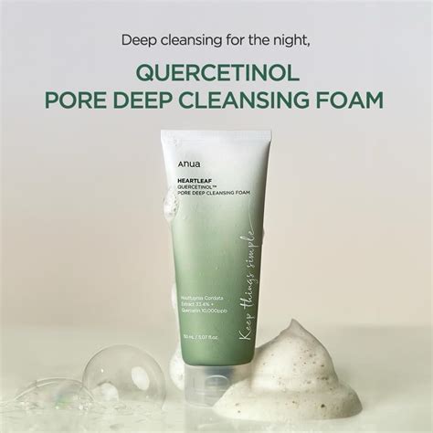 Anua Heartleaf Quercetinol Pore Deep Cleansing Foam Ml Dr Lilii Beauty