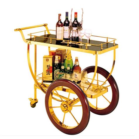 Luxury Quality Titanium Beverage Service Cart 1pc Door Delivery Petop