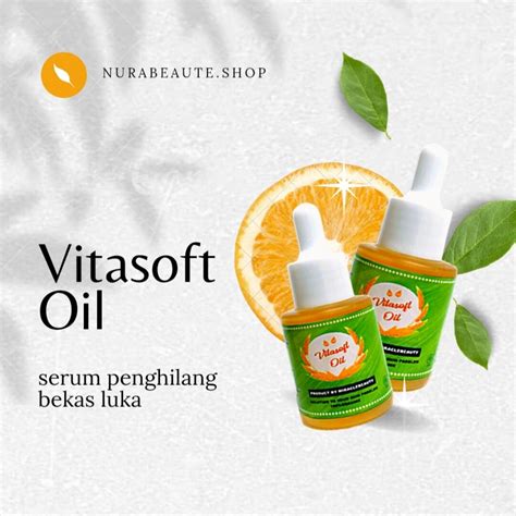 Vitasoft Oil Salep Penghilang Bekas Luka Koreng Keloid Streachmark