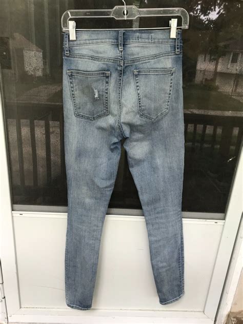 GAP 1969 Authentic True Skinny Jeans Light Distress S Gem