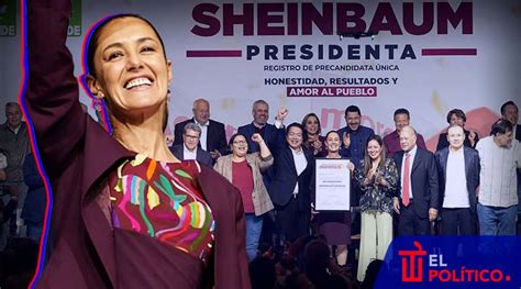 Claudia Sheinbaum Se Registra Como Precandidata Presidencial