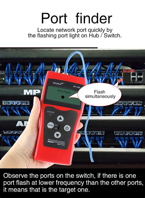 Noyafa Nf Lan Tester Rj Rj Usb Bnc Line Finder Lcd Cable Tester