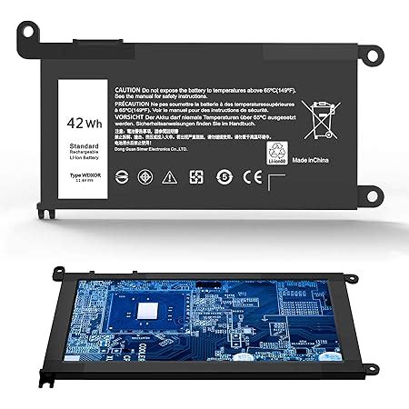 Dell Batería original WDX0R 42 Whr 4 celdas 11 4 V para Dell Inspiron