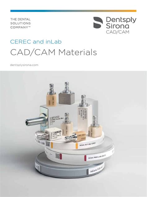 Dentsply Sirona Cad Cam Material Brochure En Pdf Zirconium