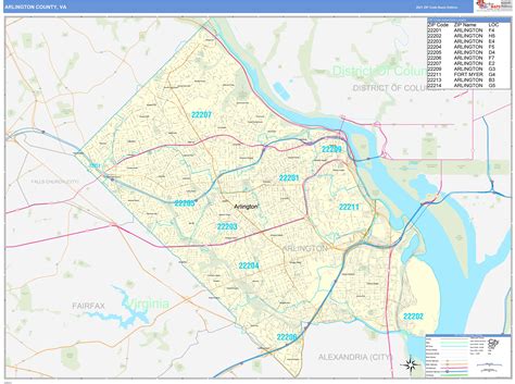 Arlington Zip Code Map Your Ultimate Guide In 2023 Las Vegas Strip Map