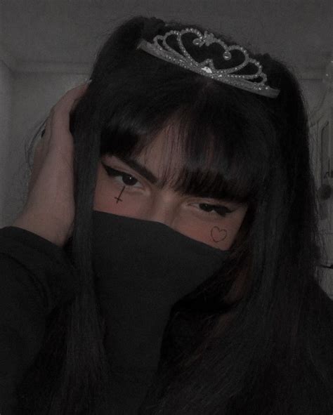 Egirl Goth Girl Aesthetic Gothprincesxs Garotas Tumblr Rosto