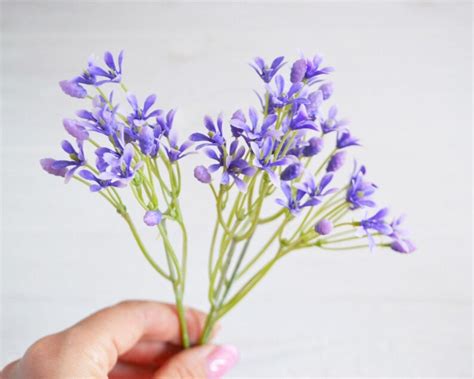 Purple Artificial Flowers Flower Filler Tiny Flowers Bouquet - Etsy