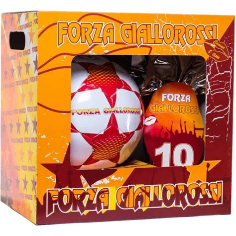 Uovo Di Pasqua Da Gr Con Pallone Da Calcio N Forza Roma