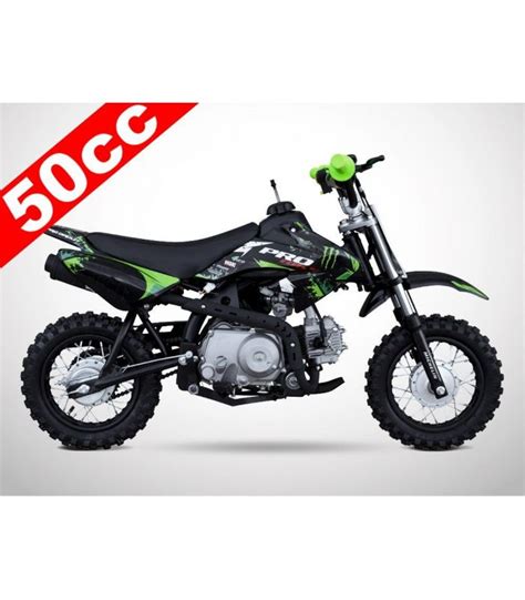 Moto Essence Enfant Cc Noir Vert Probike Automatique Kiddi Quad