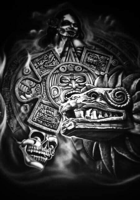 Aztec Arte Aztec Tattoo Designs Mexican Art Tattoos Aztec Tattoo