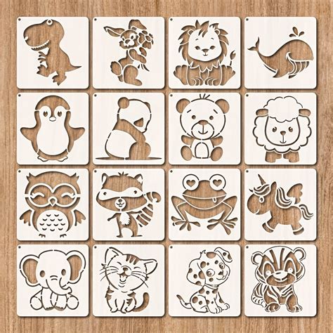 Stencils Of Animals