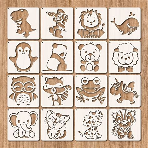 Stencils Of Animals