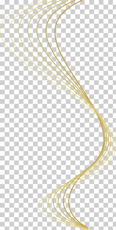 Lineas Brillantes Dorado Curva Doblado Png Klipartz