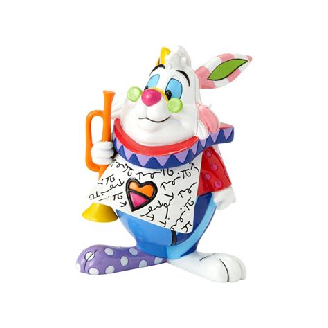 Figurine Disney Britto Alice Au Pays Des Merveilles Lapin Blanc