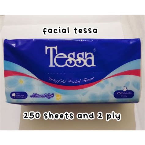 Jual Tissue Tessa 250 Sheets 2 Ply Shopee Indonesia