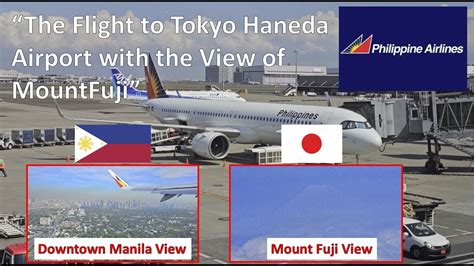 Trip Report Flight With Mount Fuji View Philippine Airlines Pr